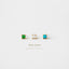 Small 3mm CZ Studs, White, Emerald, Turquoise, Unisex, Gold, Silver SHEMISLI - SS073, SS087, SS091