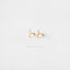 Tiny Lightning Studs Earrings, Gold, Silver SHEMISLI - SS113 LR