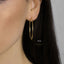 Large Thin Hoops, Light weight Huggies, Unisex, Gold, Silver SHEMISLI - SH268, SH152, SH269