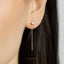 Mismatched Moon and Star Ear Threader, Unisex, Gold, Silver SHEMISLI - ST006 NOBKG