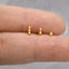 Cute Beads Studs Earrings, Unisex, Gold, Silver SHEMISLI - SS201, SS234, SS235 - Shemisli Jewels