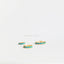 Simple Turquoise cz Hoop Earrings, Huggies, Unisex, Gold, Silver SHEMISLI SH126, SH127, SH128, SH129, SH130