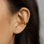 Double Band Cuff, Earring No Piercing is Needed, Unisex, Gold, Silver SHEMISLI SF019