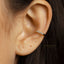 Simple CZ Ear Cuff, Earring No Piercing is Needed, Unisex, Gold, Silver SHEMISLI SF028