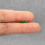 Tiny Emerald Threadless Flat Back Tragus Stud, May Birthstone, 20,18,16ga, 5-10mm, Surgical Steel, SHEMISLI SS509