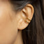 Double Lined Conch Ear Cuff, Earring No Piercing is Needed, Unisex, Gold, Silver SHEMISLI SF020