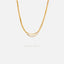 Triple Strand Snake Chain Necklace, Silver or Gold Plated (15.5" + 2") SHEMISLI - SN001