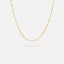 Tiny Disc and Bead Chain Choker Necklace, Unisex, Gold, Silver (14"+3") SHEMISLI - SN005