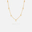 Tiny Teardrops Necklace, Unisex, Gold, Silver (15.5"+2") SHEMISLI - SN030