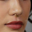 Triple Lined Septum Ring, Nose Ring, Hoop Earring, 16ga, 8 or 10mm, Unisex, G23 Titanium SHEMISLI SH408, SH409