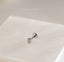 Tiny Rectangle Threadless Flat Back Nose Stud, 20,18,16ga, 5-10mm Surgical Steel SHEMISLI SS591