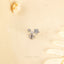 Tiny Triple Star Threadless Flat Back Earrings, Nose Stud, 20,18,16ga, 5-10mm Surgical Steel SHEMISLI SS854