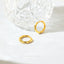 Thin 1.6mm thick Conch Hoops Earrings, 8, 9, 10, 12mm, Unisex, Gold, Silver SH548, SH549, SH550, SH552