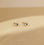 Evil Eye CZ Studs Earrings, Protection Studs, Gold, Silver SHEMISLI SS048