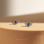 Evil Eye CZ Studs Earrings, Protection Studs, Unisex, Gold, Silver SHEMISLI SS048 Butterfly End, SS972 Screw Ball End (Type A)