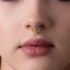 Tiny Flower Septum Ring, Nose Ring, Daith Ring, Hinged Clicker Hoop, 16ga 8mm or 10mm, Surgical Steel, SHEMISLI SH662, SH663