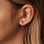 Dainty Wolf Threadless Flat Back Earrings, Nose Stud, 20,18,16ga, 5-10mm Surgical Steel SHEMISLI SS580