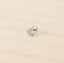 Tiny Moon Threadless Flat Back Nose Stud, 20,18,16ga, 5-10mm, Unisex, Surgical Steel, SHEMISLI SS568