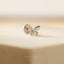 Tiny Butterfly Threadless Flat Back Earrings, 20,18,16ga, 5-10mm Unisex, Surgical Steel SHEMISLI SS920