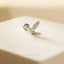 Tiny Hummingbird Threadless Flat Back Earrings, 20,18,16ga, 5-10mm Unisex, Surgical Steel SHEMISLI SS928