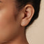 Tiny Triangle Threadless Flat Back Earrings, Nose Stud, 20,18,16ga, 5-10mm Surgical Steel SHEMISLI SS730