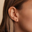 Tiny Teardrop Threadless Flat Back Earrings, Nose Stud, 20,18,16ga, 5-10mm Surgical Steel SHEMISLI SS851