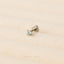 Tiny Aquamarine Threadless Flat Back Tragus Stud, March Birthstone, 20,18,16ga, 5-10mm, Unisex, Surgical Steel SS607