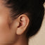 Tiny Triangle Threadless Flat Back Earrings, Nose Stud, 20,18,16ga, 5-10mm Surgical Steel SHEMISLI SS730