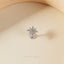 Tiny Star Threadless Flat Back Nose Stud, 20,18,16ga, 5-10mm Surgical Steel SHEMISLI SS906