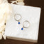 Sapphire Gem Studs Huggies Drop Hoop Earrings Stack Set, Unisex, Gold, Silver SHEMISLI SS280, SH336, SH340