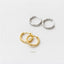 Everyday Hoop Huggies Earrings Stack Set, Unisex, Gold, Silver SHEMISLI SH590, SH034