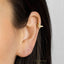 Butterfly CZ Helix Hoops, Unisex, Gold, Silver SHEMISLI SH342 LR