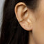 CZ Stone Ear Conch Cuff, Earring No Piercing is Needed, Unisex, Gold, Silver SHEMISLI SF056