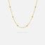 Satellite Chain Necklace, Beaded Necklace, Unisex, Gold, Silver (15" + 3") SHEMISLI - SN002