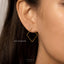 Ultra Light Diamond Shape or Square Hoop Earrings, Thin Shape Hoops, Unisex, Gold, Silver SHEMISLI SH442