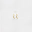 L Shape Small Bar Studs, Hook Hoop Earrings, Unisex, Gold, Silver - SS052