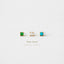 Small 3mm CZ Studs, White, Emerald, Turquoise, Unisex, Gold, Silver SHEMISLI - SS073, SS087, SS091