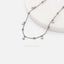 Tiny Disc on Beaded Chain Choker Necklace, Unisex, Gold, Silver (14"+2"=16") SHEMISLI - SN033