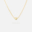 Tiny Heart Necklace, Unisex, Gold, Silver (15.5"+2") SHEMISLI - SN010