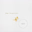 Tiny CZ Sun Studs Earrings, Starburst Studs, Unisex, Gold, Silver SHEMISLI SS031 Butterfly End, SS795 Screw Ball End (Type A)