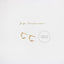 L Shape Small Bar Studs, Hook Hoop Earrings, Unisex, Gold, Silver - SS052