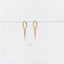 Spike Hoops Earrings, Gold, Silver Black SHEMISLI - SH091
