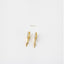 Dainty lightning CZ Hoop Earrings, Huggies, Gold, Silver SHEMISLI SH431 (plain hoop), SH117 (cz hoop) LR