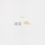 Pretzel CZ Studs Earrings, Gold, Silver SHEMISLI SS057