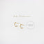 L Shape Small Bar Studs, Hook Hoop Earrings, Gold, Silver - SS052