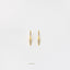 Spike Hoops Earrings, Triangle Dangle Earrings, Gold, Silver SHEMISLI - SH092