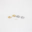 Spike CZ Hoop Earrings, Huggies, Gold, Silver SHEMISLI SH095