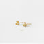 Triple Circle Studs Earrings, Gold, Silver SHEMISLI SS075
