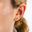 Triple Circle Studs Earrings, Gold, Silver SHEMISLI SS075