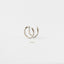 Double Lined Conch Ear Cuff, Earring No Piercing is Needed, Gold, Silver SHEMISLI SF020